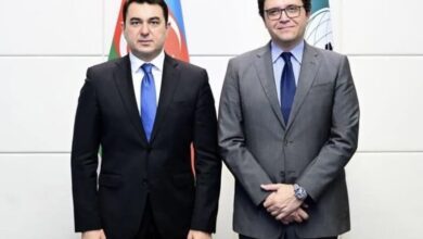 وزير الثقافة يبحث مع نظيره الأذربيجاني آليات تعزيز التعاون الثقافي بين البلدين