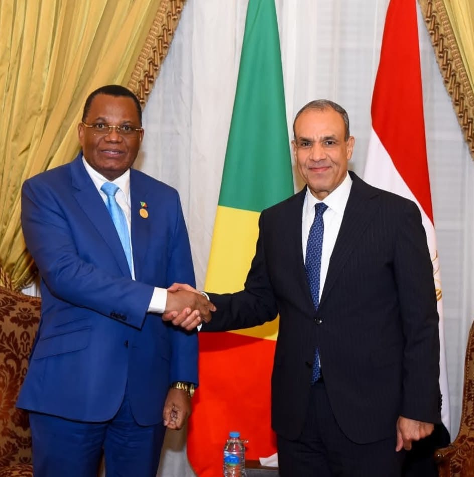 وزير الخارجية يلتقي وزير خارجية جمهورية الكونجو لبحث تعزيز التعاون الثنائي
