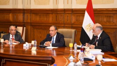 وزير الخارجية يجتمع مع أعضاء لجنة حقوق الإنسان والتضامن الاجتماعي بمجلس الشيوخ