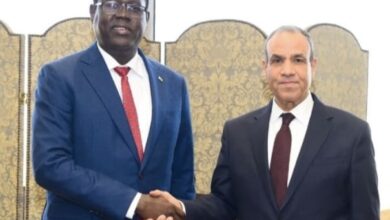 بدر عبد العاطي يؤكد في لقاء نظيره الجنوب سوداني دعم مصر للجهود الراميه إلي تحقيق الأمن والاستقرار في الجنوب بدر عبد العاطي يؤكد في لقاء نظيره الجنوب سوداني دعم مصر للجهود الراميه إلي تحقيق الأمن والاستقرار في الجنوب