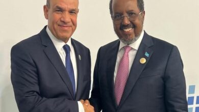 وزير الخارجية والهجرة يلتقي رئيس جمهورية الصومال الفيدرالية على هامش منتدى الدوحة وزير الخارجية والهجرة يلتقي رئيس جمهورية الصومال الفيدرالية على هامش منتدى الدوحة