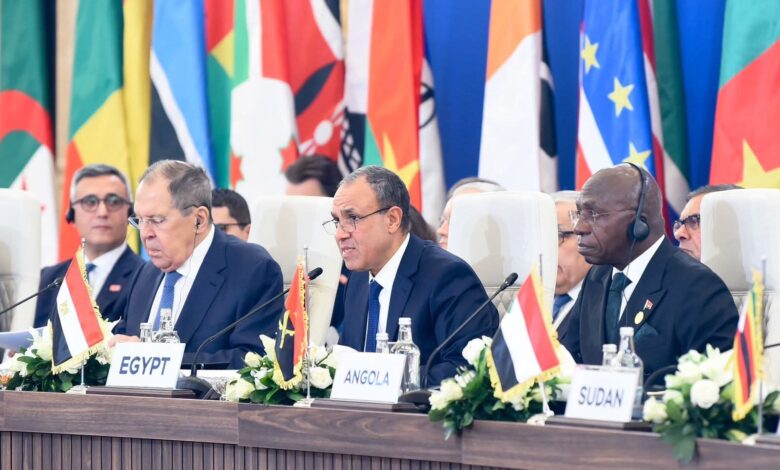 وزير الخارجية يستعرض رؤية مصر للأمن والتنمية في أفريقيا خلال المؤتمر الوزاري الثاني لمنتدى الشراكة الروسية-الأفريقية