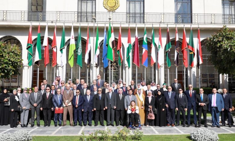السفير رشيد خطابي: الجامعة العربية حريصة على تعزيز وتطوير العمل العربي المشترك في المجالين القانوني والقضائي