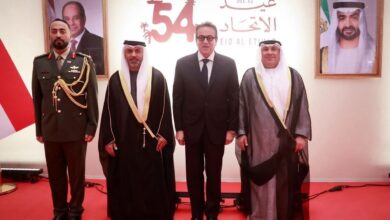 سفير الإمارات في ليلة عيد الاتحاد: هذا المساء يجتمع فيه عبق التاريخ بروح الحاضر لنحتفي بعيد الامارات تحت شعار متحدون