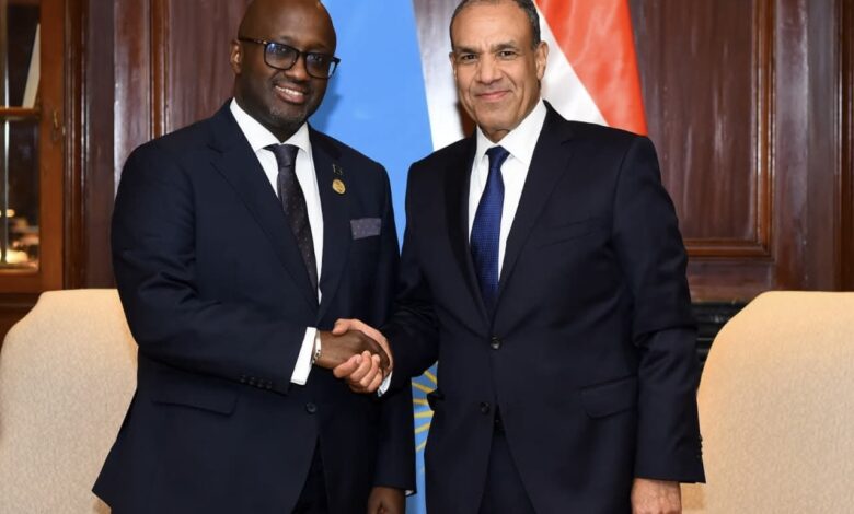 وزير الخارجية يلتقي نظيره الرواندى لبحث سبل تعزيز التعاون الثنائي