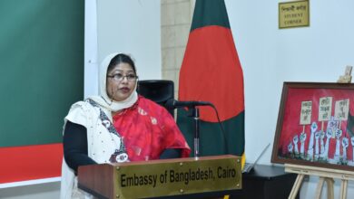 في ذكرى الاستقلال سفيرة بنجلاديش لنا مع مصر تاريخ عريق من التراث المجيد والتنمية الاجتماعية والاقتصادية