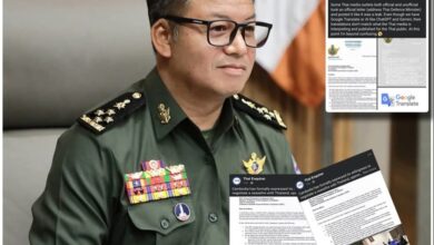 وزير الدفاع الكمبودي يدين سوء تمثيل المراسلات الرسمية من قبل وسائل الإعلام التايلاندية