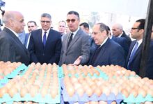 الدكتور شريف فاروق وزير التموين والتجارة الداخلية والمهندس عادل النجار محافظ الجيزة يفتتحان سوق «اليوم الواحد» بشارع فيصل