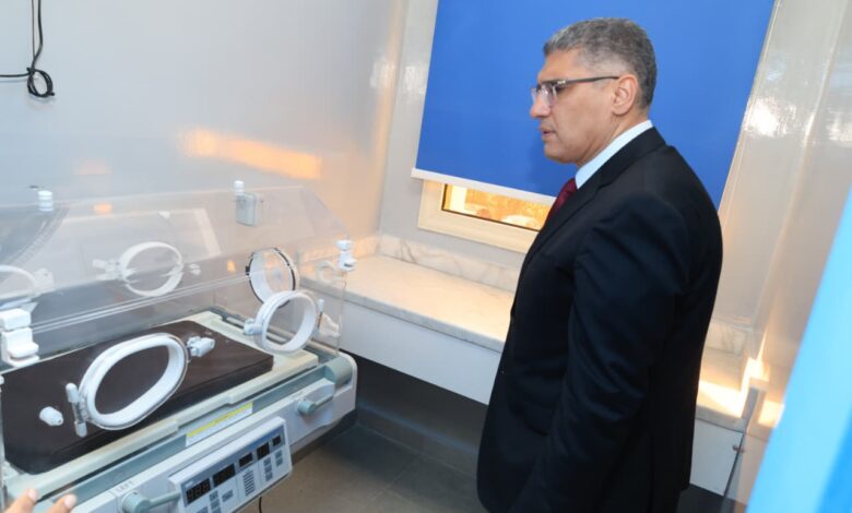 محافظ الجيزة يفتتح وحدة العناية المركزة لحديثي الولادة بمستشفى الشيخ زايد المركزي ويؤكد استمرار تطوير المنظومة الصحية محافظ الجيزة يفتتح وحدة العناية المركزة لحديثي الولادة بمستشفى الشيخ زايد المركزي ويؤكد استمرار تطوير المنظومة الصحية