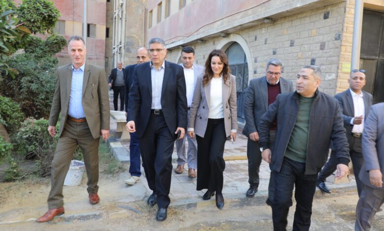 محافظ الجيزة يتفقد أعمال التطوير بالطرق والمناطق المحيطة مستشفى بولاق الدكرور