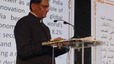 سفير الهند في الاحتفال بعيد الجمهورية هذا اليوم نحتفي من خلاله بمسيرة الهند التي تميزت بالنمو المستدام والتنمية الشاملة والتحول الاخضر