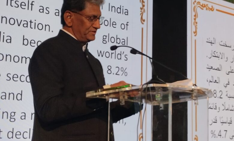 سفير الهند في الاحتفال بعيد الجمهورية هذا اليوم نحتفي من خلاله بمسيرة الهند التي تميزت بالنمو المستدام والتنمية الشاملة والتحول الاخضر