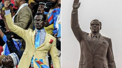 مليون تحيه لمشجع الكونغو الديمقراطية الذي ابهر الملايين