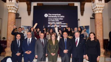 رئيس قطاع الإعلام والاتصال يشارك في حفل تخرج الدفعة 34 لمركز كمال أدهم للصحافة التلفزيونية والرقمية بالجامعة الامريكية