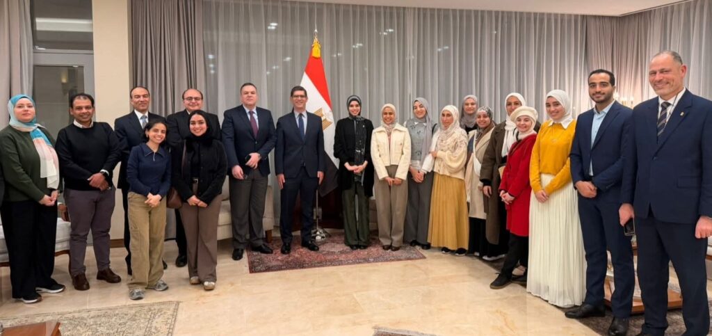 لقاء سفير مصر فى سول مع الدارسين المصريين بالجامعات الكورية