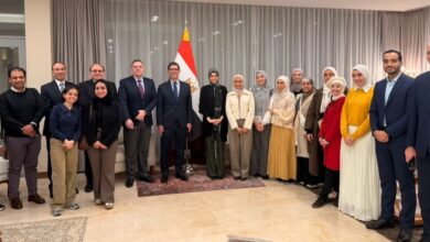 لقاء سفير مصر فى سول مع الدارسين المصريين بالجامعات الكورية