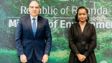 وزيرة البيئة الروانديه تؤكد العلاقات القوية التي تربط مصر رواندا خلال زيارة وزير الري المصري