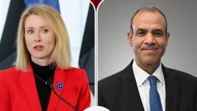 وزير الخارجية والهجرة د.بدر عبد العاطي يبحث هاتفيا مع وزيرة خارجية الاتحاد الأوروبي العلاقات المصرية الأوروبية والتطورات الإقليمية وسبل خفض التصعيد وزير الخارجية والهجرة د.بدر عبد العاطي يبحث هاتفيا مع وزيرة خارجية الاتحاد الأوروبي العلاقات المصرية الأوروبية والتطورات الإقليمية وسبل خفض التصعيد