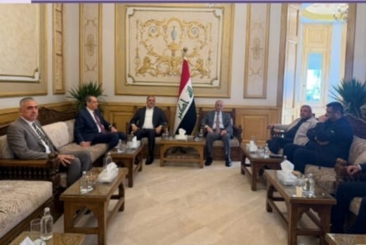 سفير جمهوريّةِ العراق في القاهرة يستقبل وزراءَ الشبابِ والرياضةِ من العراقِ ومصرَ والأردنّ على هامشِ اجتماعاتِ مجلسِ وزراءِ الشبابِ والرياضة العرب سفير جمهوريّةِ العراق في القاهرة يستقبل وزراءَ الشبابِ والرياضةِ من العراقِ ومصرَ والأردنّ على هامشِ اجتماعاتِ مجلسِ وزراءِ الشبابِ والرياضة العرب