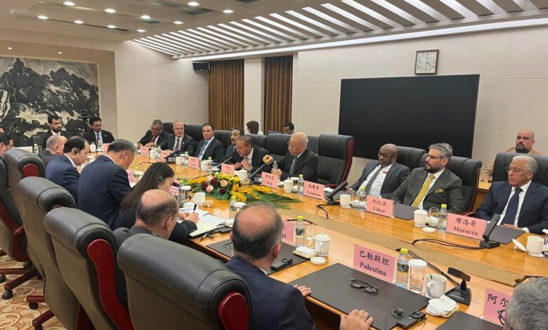 زيارة وفد عربي رفيع المستوى إلى جمهورية الصين الشعبية للإعداد للقمة العربية الصينية