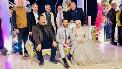 ألف ألف مبروك وبأجمل شبكة العريس رشاد غرابة والآنسة مي سمير 