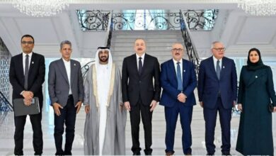 رئيس جمهورية أذربيجان يستقبل وفد البرلمان العربي برئاسة “اليماحي”