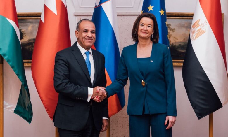 وزير الخارجية يشارك في اجتماع اللجنة الوزارية العربية الإسلامية بشأن غزة المنعقد في سلوفينيا