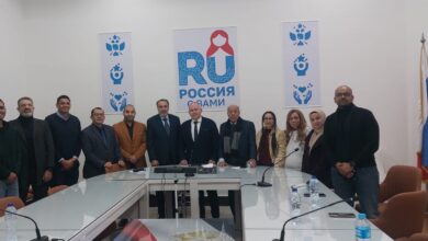 وفد من الخريجين في ذكرى حصار لينينجراد