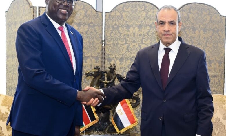 وزير الخارجية يستقبل نظيره الجنوب سوداني ويبحثان سبل تعزيز العلاقات الثنائية وزير الخارجية يستقبل نظيره الجنوب سوداني ويبحثان سبل تعزيز العلاقات الثنائية