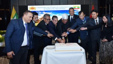 سفير ميانمار في عيد الاستقلال روابط الصداقة بين ميانمار ومصر ستسمر في النمو والازدهار في جميع المجالات سفير ميانمار في عيد الاستقلال روابط الصداقة بين ميانمار ومصر ستسمر في النمو والازدهار في جميع المجالات