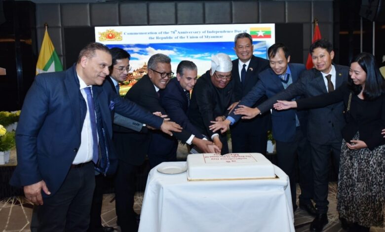 سفير ميانمار في عيد الاستقلال روابط الصداقة بين ميانمار ومصر ستسمر في النمو والازدهار في جميع المجالات