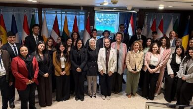 سفيرة الاتحاد الأوروبي في لقاء مع طلبة الجامعة الألمانية: مصر تفتح فرص حقيقية للشباب