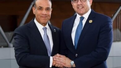 وزير الخارجية يلتقي مع الدكتور خالد العنانى مدير عام منظمة اليونسكو