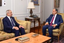 وزير الخارجية يلتقي رئيس الأكاديمية العربية للعلوم والتكنولوجيا والنقل البحري