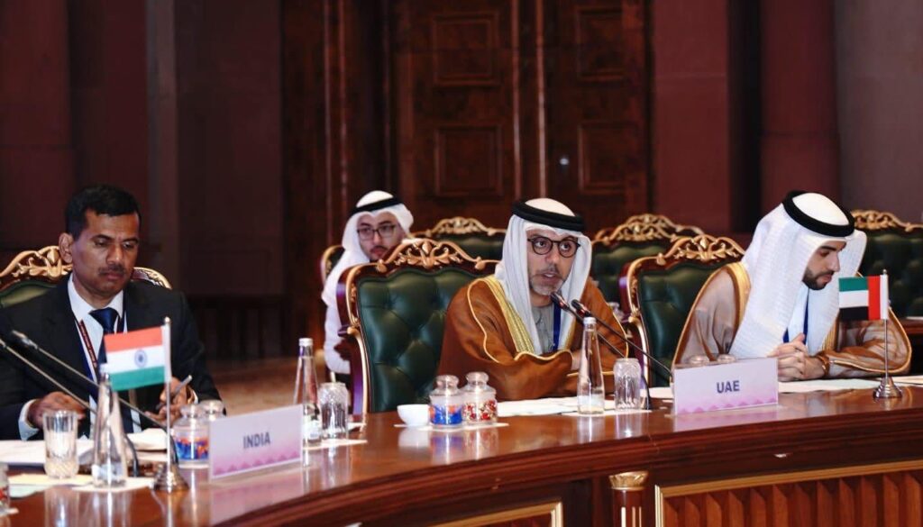 الزعابي يتراس اجتماع كبار المسئولين لمنتدى التعاون العربي الهندي كتب رفعت عبد السميع