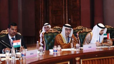 الزعابي يتراس اجتماع كبار المسئولين لمنتدى التعاون العربي الهندي كتب رفعت عبد السميع