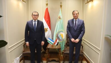 وزير الزراعة يبحث مع سفير أوزبكستان بمصر تعزيز التعاون الزراعي المشترك