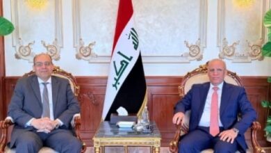 سفير العراق في القاهرةِ يبحثُ مع مندوب مصر الدائمِ تعزيز التنسيقِ المشترك في جامعةِ الدولِ العربية