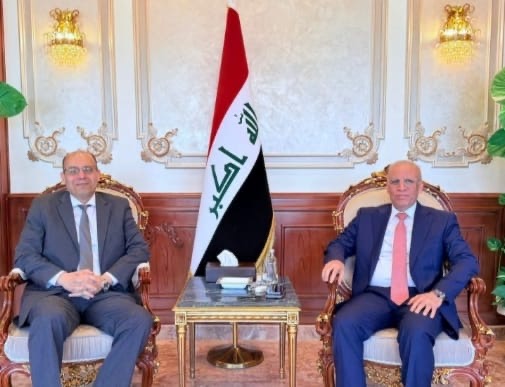 سفير العراق في القاهرةِ يبحثُ مع مندوب مصر الدائمِ تعزيز التنسيقِ المشترك في جامعةِ الدولِ العربية