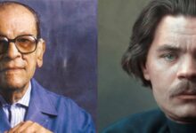 مكسيم جوركي ونجيب محفوظ في ندوة بمعرض الكتاب