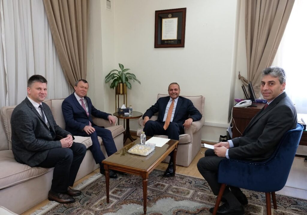 لقاء مثمر لسفير اوكرانيا بالجامعة العربية