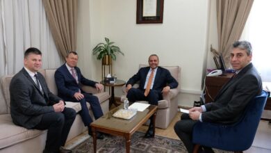 لقاء مثمر لسفير اوكرانيا بالجامعة العربية