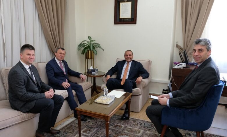 لقاء مثمر لسفير اوكرانيا بالجامعة العربية