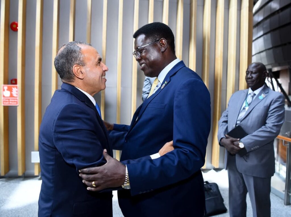 وزير الخارجية يلتقي بنظيره الجنوب سوداني على هامش مجلس السلم والأمن الأفريقي