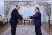 سفير مصر في طاجيكستان يقدم أوراق اعتماده