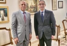 سفير جُمهوريةِ العِراق في القاهرةِ يبحثُ التعاونَ متعدّدَ الأطرافِ مع مساعد وزير الخارجية المصريّ