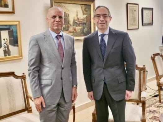 سفير جُمهوريةِ العِراق في القاهرةِ يبحثُ التعاونَ متعدّدَ الأطرافِ مع مساعد وزير الخارجية المصريّ