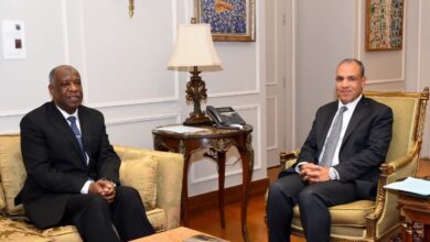 وزير الخارجية يستقبل رئيس الاتحاد العربي للمحاربين القدماء وضحايا الحرب وزير الخارجية يستقبل رئيس الاتحاد العربي للمحاربين القدماء وضحايا الحرب