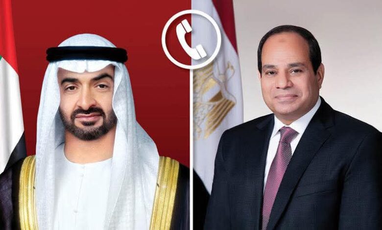 الرئيس السيسي يعلن تضامن مصر مع الإمارات بعد الاعتداءات الإيرانية الرئيس السيسي يعلن تضامن مصر مع الإمارات بعد الاعتداءات الإيرانية