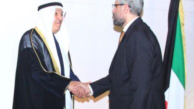 السفير الليبي بالقاهرة في احتفال سفارة الكويت بالعيد الوطني